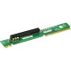 Supermicro 1U LHS Riser Card with one PCI-E x16 for UP GPU MBs - PCI Express 3.0 x16 PCI Express x16 1U Chasis RSC-R1UG-E16-UP