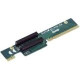 Supermicro 2 PCI Express x8 Slot Riser Card Left Side - 2 x PCI Express x8 RSC-R1UU-2E8