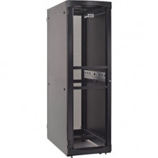 Eaton RS Rack Cabinet - For Server, LAN Switch, Patch Panel - 42U Rack Height - Black - Metal - 2000 lb Dynamic/Rolling Weight Capacity - 3001 lb Static/Stationary Weight Capacity - TAA Compliance RSC4262B