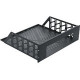 Middle Atlantic Products Custom Shelf, 6 RU, 20.5"D, Anodized - 19" 6U Wide Rack-mountable for LCD - Black - Steel RSH4A6XX