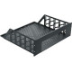 Middle Atlantic Products Custom Shelf, 2 RU, 14"D, Anodized - 19" 2U Wide Rack-mountable - Black Powder Coat - Steel RSH4A2M
