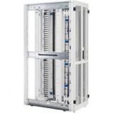 Eaton RS Network Enclosure 48U - For Server, LAN Switch, Patch Panel - 48U Rack Height - Black - Metal - 2000 lb Maximum Weight Capacity - TAA Compliance RSN4862B