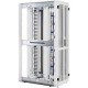 Eaton RS Network Enclosure 48U - For Server, LAN Switch, Patch Panel - 48U Rack Height - Black - Metal - 2000 lb Maximum Weight Capacity - TAA Compliance RSN4862B