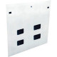 Eaton RSSPC481W Side Panel - White - 48U Rack Height - 43.3" Depth - TAA Compliance RSSPC481W