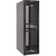 Eaton RS RSVNS4560B Rack Cabinet - For Server, LAN Switch, Patch Panel - 45U Rack Height - Floor Standing - Black - Metal - 2000 lb Dynamic/Rolling Weight Capacity - 3000 lb Static/Stationary Weight Capacity - TAA Compliance RSVNS4560B