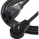 Startech.Com Power Extension Cord - For PC, Monitor, Scanner, Printer - Black - 3 ft Cord Length RTPAC1013