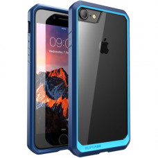 I-Blason SUP Unicorn Beetle Style Carrying Case (Holster) iPhone 7, iPhone 8 - Blue - Impact Resistant Exterior, Shock Absorbing Interior - Polycarbonate S-IPH8-UN-BE/NY