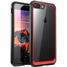 I-Blason SUP Unicorn Beetle Style Carrying Case (Holster) iPhone 7, iPhone 8 - Red - Impact Resistant Exterior, Shock Absorbing Interior - Polycarbonate S-IPH8-UN-RD/BK