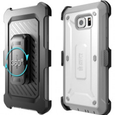 I-Blason Unicorn Beetle Pro Carrying Case (Holster) Smartphone - White, Gray - Shock Absorbing, Impact Resistant - Polycarbonate, Thermoplastic Polyurethane (TPU) - Belt Clip, Holster S-NOTE5-UBP-WH
