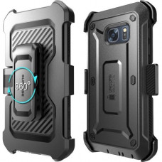 I-Blason Unicorn Beetle Pro Carrying Case (Holster) Smartphone - Black - Impact Resistant, Shock Resistant, Drop Resistant, Dust Resistant Port, Debris Resistant Port - Thermoplastic Polyurethane (TPU), Polycarbonate - Belt Clip S-S7-UBP-BK