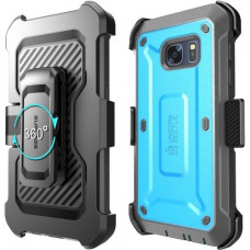 I-Blason Unicorn Beetle Pro Carrying Case (Holster) Smartphone - Blue - Impact Resistant, Shock Resistant, Drop Resistant, Dust Resistant Port, Debris Resistant Port - Polycarbonate, Thermoplastic Polyurethane (TPU) - Belt Clip S-S7-UBP-BL