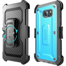 I-Blason Unicorn Beetle Pro Carrying Case (Holster) Smartphone - Blue - Impact Resistant, Shock Resistant, Dust Resistant Port, Debris Resistant Port - Polycarbonate, Thermoplastic Polyurethane (TPU) - Belt Clip S-S7E-UBP-BL