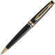 Newell Rubbermaid Waterman Expert Medium Tip Ballpoint Pen - Black - Glossy Black Barrel - 1 Each - TAA Compliance S0951700