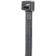 Panduit Cable Tie - Black - 100 Pack - 18 lb Loop Tensile - Nylon 6.6 S4-18-C0