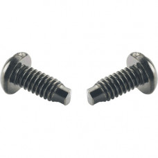 Panduit S1224-C Mounting Screw - Rack Screw - 12 - 0.50" - Black - 100 / Pack - TAA Compliance S1224-C