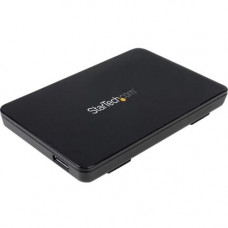 Startech.Com USB 3.1 (10 Gbps) Tool-free Enclosure for 2.5" SATA Drives - 1 x HDD Supported - 1 x SSD Supported - 1 x Total Bay - 1 x 2.5" Bay - UASP Support - Serial ATA/600 - USB 3.1 Micro-B - Plastic - RoHS Compliance S251BPU313