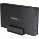 Startech.Com USB 3.1 (10Gbps) Enclosure for 3.5" SATA Drives - Supports SATA 6 Gbps - Compatible with USB 3.0 and 2.0 Systems - 1 x Total Bay - 1 x 3.5" Bay - UASP Support - Serial ATA/600 - USB 3.1 Type B - Aluminum, Plastic - RoHS Compliance S