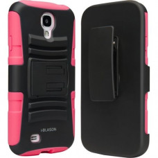 I-Blason Prime 6951678575618 Carrying Case (Holster) Smartphone - Pink - Abrasion Resistant Interior - Silicone Interior - Belt Clip S4-PRIME-PINK