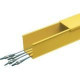 Panduit Fiber-Duct Channel - Cable Duct - Yellow - 6 Pack - Polyvinyl Chloride (PVC) - TAA Compliance S4X4YL6NM