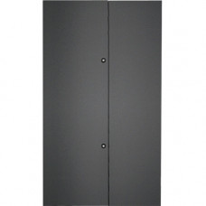 Panduit S52SPSE Side Panel - Black - 45U Rack Height - 1 Pack - 82.7" Height - 43.9" Width - 0.7" Depth - TAA Compliance S52SPSE