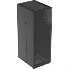 Panduit Net-Access S-Type Cabinet - For Server, PDU, Networking, Aisle Containment System - 42U Rack Height x 19" Rack Width - Floor Standing Enclosed Cabinet - Black Powder Coat - Steel - 2500 lb Dynamic/Rolling Weight Capacity - 3000 lb Static/Stat