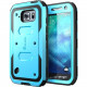 I-Blason Galaxy S6 Active Armorbox Dual Layer Full Body Protective Case - For Smartphone - Blue - Shock Absorbing, Scratch Resistant, Damage Resistant, Lint Resistant, Dust Resistant - Polycarbonate, Thermoplastic Polyurethane (TPU) S6ACT-AB-BLUE