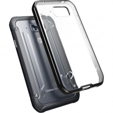 I-Blason Galaxy S6 Active Halo Scratch Resistant Hybrid Clear Case - For Smartphone - Clear, Black - Scratch Resistant, Slip Resistant, Impact Resistant S6ACT-HALO-BK