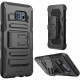 I-Blason Prime Carrying Case (Holster) Smartphone - Black - Impact Resistant, Shock Resistant - Silicone, Polycarbonate - Holster, Belt Clip S6EP-PRIME-BK
