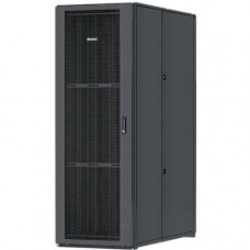 Panduit S-Type Cabinet - For Patch Panel, LAN Switch - 45U Rack Height x 19" Rack Width - Floor Standing Enclosed Cabinet - Black Powder Coat - Steel - 2497.83 lb Dynamic/Rolling Weight Capacity - 3000 lb Static/Stationary Weight Capacity - TAA Compl