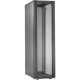 Panduit S8512BF Rack Cabinet - For Server - 45U Rack Height x 19" Rack Width - Floor Standing - Black - TAA Compliance S8512BF