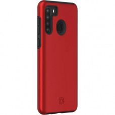 Incipio DualPro For Samsung Galaxy A21 - For Samsung Galaxy A21 Smartphone - Iridescent Red, Black - Bump Resistant, Drop Resistant, Scratch Resistant, Shock Absorbing - Polycarbonate - 10 ft Drop Height SA-1052-RBK
