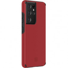 Incipio Duo for Samsung Galaxy S21 Ultra 5G - For Samsung Galaxy S21 Ultra 5G Smartphone - Salsa Red - Soft-touch - Bacterial Resistant, Scratch Resistant, Discoloration Resistant, Impact Resistant, Drop Resistant, Bump Resistant, Fungus Resistant, Damage