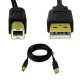 Ambir SA106-CB USB Cable Adapter - 6 ft USB Data Transfer Cable - Type A USB - Type B USB - Black SA106-CB