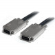 Startech.Com 100cm Serial Attached SCSI SAS Cable - SFF-8470 to SFF-8470 - erial Attached SCSI (SAS) external cable - 4-Lane - 4x InfiniBand - 4x InfiniBand - SAS for Hard Drive - RoHS, TAA Compliance SAS7070S100