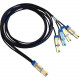 CHELSIO SAS Fan-out Data Transfer Cable - 6.56 ft SAS Data Transfer Cable - SAS - Fan-out Cable SASX4CABLE2M