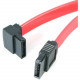 Startech.Com 12in SATA to Left Angle SATA Serial ATA Cable - SATA - SATA - 12 - Red - RoHS Compliance SATA12LA1