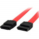 Startech.Com Serial ATA Cable - SATA - 1.50 ft - 1 x Female SATA - 1 x Female SATA - Red - RoHS Compliance SATA18