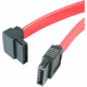 Startech.Com 18in SATA to Left Angle SATA Serial ATA Cable - SATA - SATA - 1.5ft - Red SATA18LA1