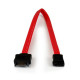 Startech.Com 0.3m SATA Extension Cable - SATA for Storage Equipment - 0.3m - 1 Pack - 1 x Male SATA - 1 x Male SATA - Red - RoHS Compliance SATAEXT30CM