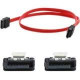 AddOn 46cm (1.5ft) SATA Male to Male Red Serial Cable - 100% compatible and guaranteed to work SATAFLEX18