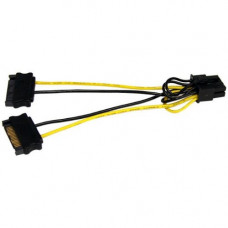Startech.Com 6in SATA Power to 8 Pin PCI Express Video Card Power Cable Adapter - 6 - SATA - PCI-E SATPCIEX8ADP
