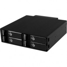 Startech.Com 4-Bay Mobile Rack Backplane for 2.5in SATA/SAS Drives - 4 x HDD Supported - 4 x SSD Supported - 4 x 2.5" Bay - Aluminum, Steel - RoHS Compliance SATSASBP425