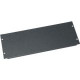 Middle Atlantic Products SB4 Flange Panel - Steel - Black - 4U Rack Height - 7" Height - 19" Width SB4