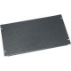 Middle Atlantic Products SB6 Flange Panel - Steel - Black - 6U Rack Height - 10.5" Height - 19" Width SB6