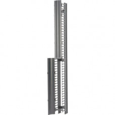 Eaton B-Line RCM+ Vertical Cable Manager, Single Sided High Density, 6"W X 84"H, Flat Black - Flat Black - 1 Pack - Aluminum SB86086S084FB