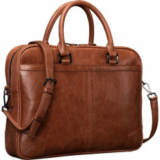 Targus Sena Commuter Carrying Case for 6.5" to 16" Notebook - Heritage Cognac - Metal Feet, Leather - Shoulder Strap - 11.8" Height x 16.5" Width x 2.3" Depth SBD03206DBUS