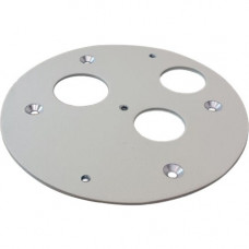 Hanwha Techwin SBP-B-100P Mounting Plate for Network Camera - Ivory - Aluminum - Ivory SBP-B-100P