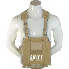Ergoguys Swift Platform Body Harness for Laptop and Tablets, 28 to 34 Inch Waist, Sand - 1 - Sand - Nylon, Plastic, Foam, Cordura Nylon Fabric SBPLH-28-34