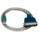 Sabrent USB to Parallel Printer Cable Adapter - 6 ft Parallel/Serial Data Transfer Cable - Male USB - Male Parallel SBT-UPPC