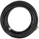 Cellphone-Mate Technologies SureCall Ultra Low-Loss 50 Ohm Coaxial Cable - 50 ft Coaxial Antenna Cable for Signal Booster, Antenna, Cellular Phone, Amplifier - First End: 1 x N-Type Male Antenna - Second End: 1 x N-Type Male Antenna - Black SC-001-50